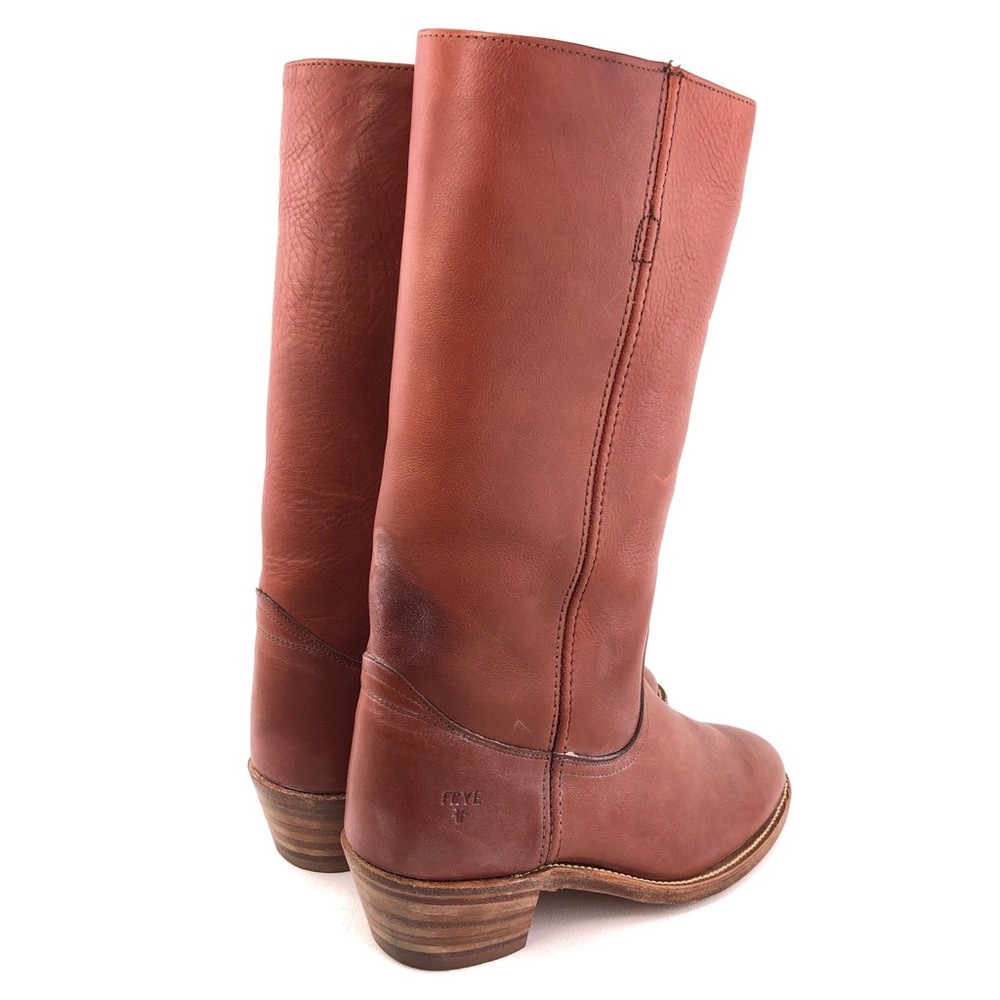 Vintage Frye 2565 Brown Leather Campus 14L Western Boots 8 EE - Picture 5 of 15